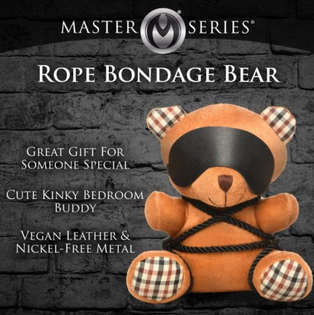 (image for) Rope Bondage Teddy Bear Plush