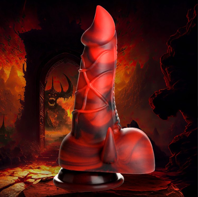 (image for) Horny Devil Demon Silicone Dildo