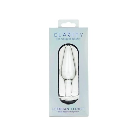 (image for) Clarity - Glass Dildo - Utopian Floret