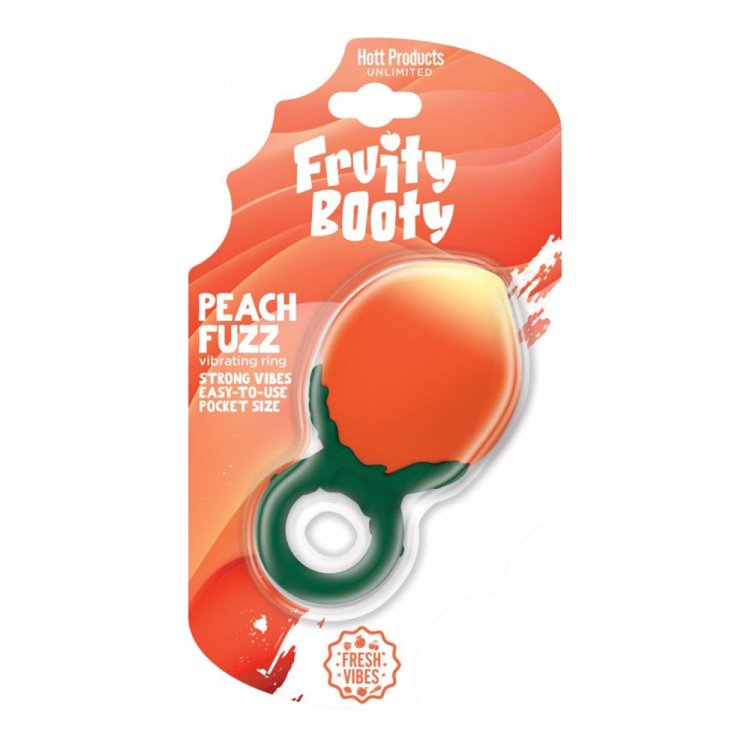 (image for) Edgy Veggies - Fruity Booty Peach Fuzz Mini Vibrator