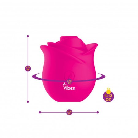 (image for) Zen Rose - Hot Pink - Handheld Rose