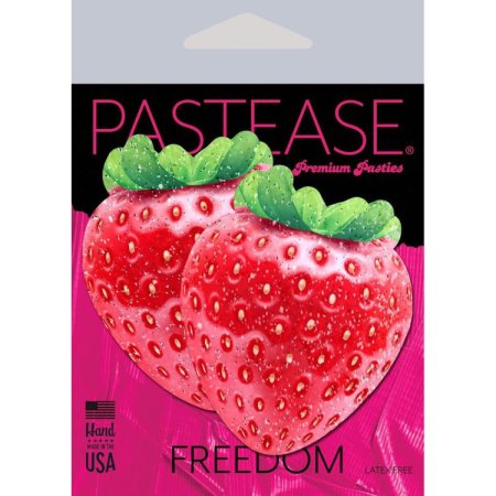 (image for) Strawberry: Sparkly Red & Juicy Berry Nipple Pasties