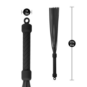 Temptasia Ardor - Silicone Flogger - Black