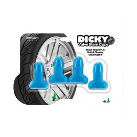 Dicky Valve Stem Caps - Blue