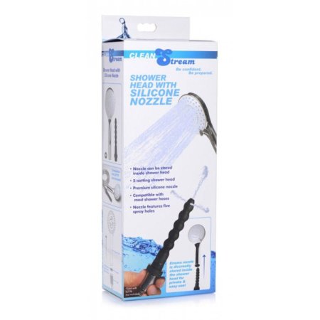 (image for) Shower Head with Silicone Enema Nozzle