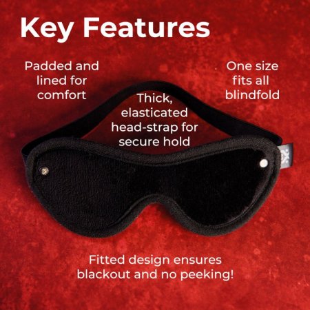 (image for) SEI MIO Eyes Wide Shut Velvet Blindfold