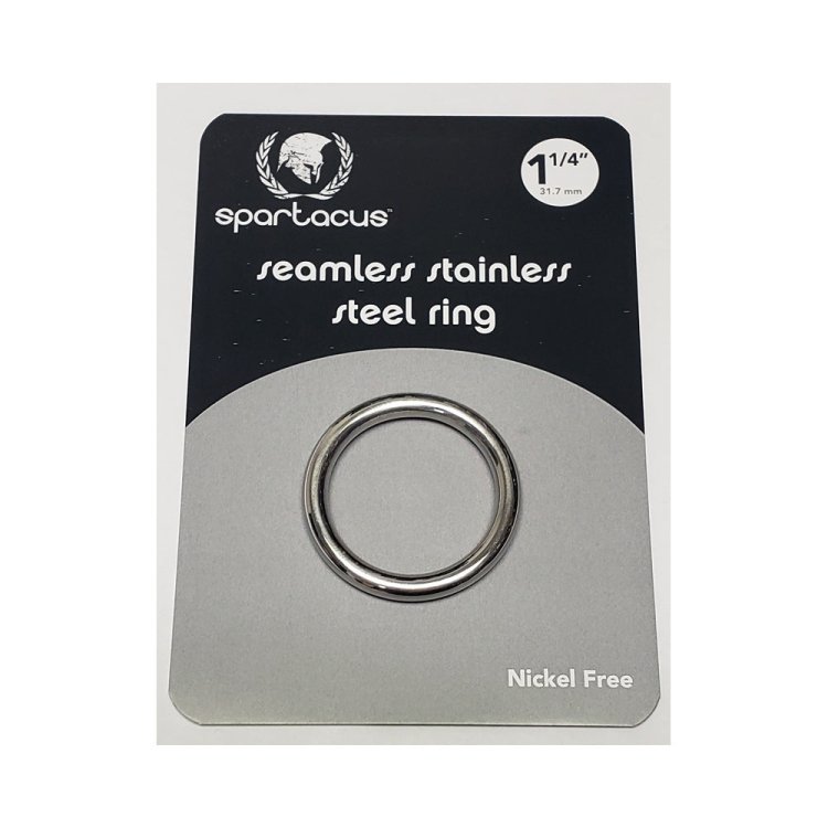(image for) Seamless Stainless Steel Ring 1.25\"