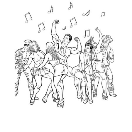 (image for) Bachelorette Party Colouring Book *
