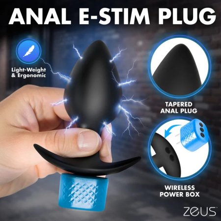 (image for) Anal Plug & Head Teaser E-Stim Kit w/ remote