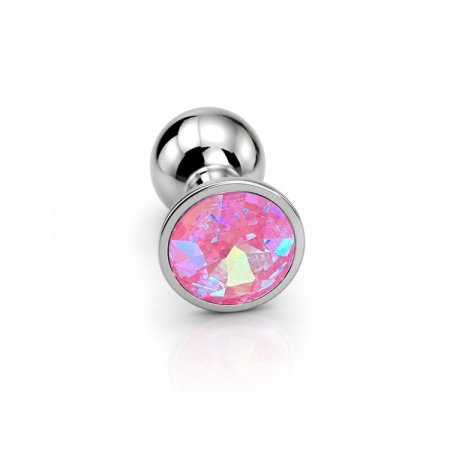 (image for) Metal CRZ plug - Small - PINK OPAL