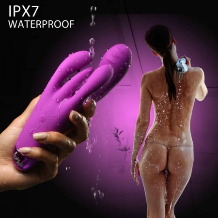 (image for) Triple Rabbit Vibrator - Purple *