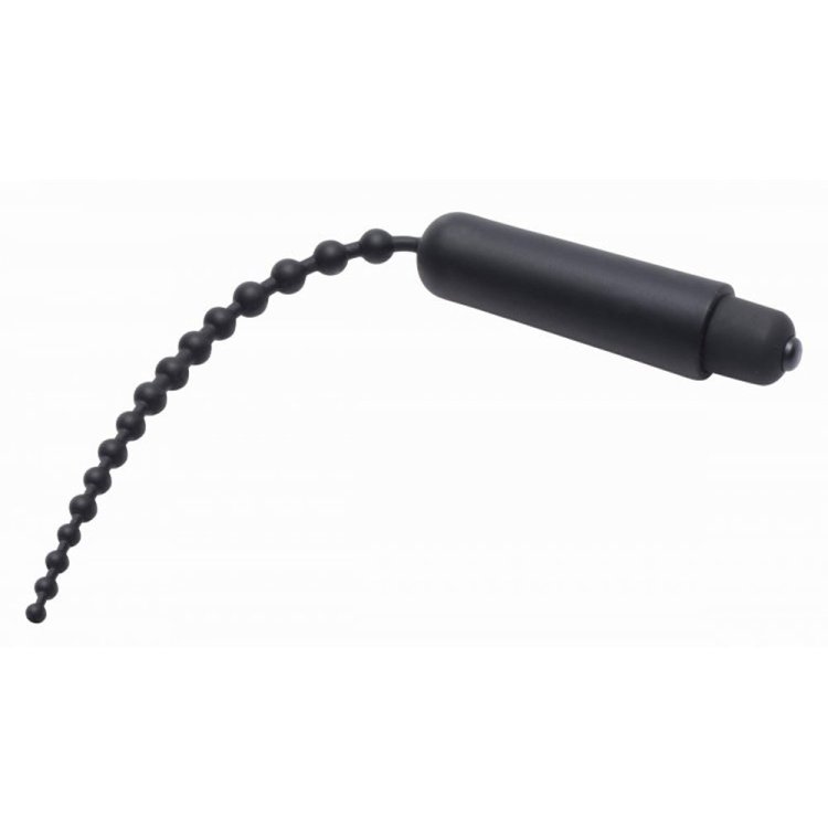 (image for) Dark Rod Vibrating Beaded Silic Sound