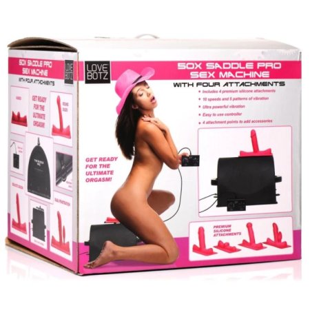 (image for) 50X Saddle Pro Sex Machine w 4 Attachmnt
