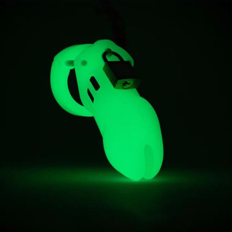(image for) CB-6000 Cock Cage Kit - Glow in Dark