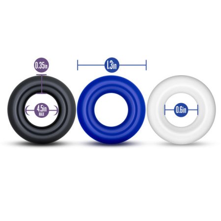 (image for) Stay Hard Donut Rings - 50 pc Display