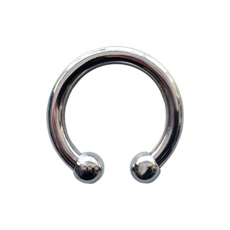 (image for) Stainless Steel Horseshoe Cock Ring - 30mm