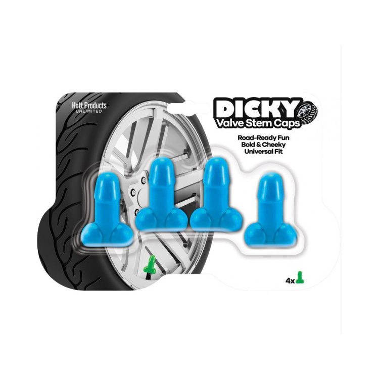 (image for) Dicky Valve Stem Caps - Blue