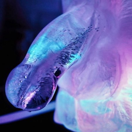 (image for) Huge Penis Ice Luge - party drinking!