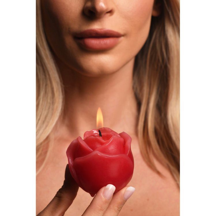 (image for) Flaming Rose Rose Drip Candle