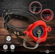 (image for) Plugged Silicone Feeding Gag - Red