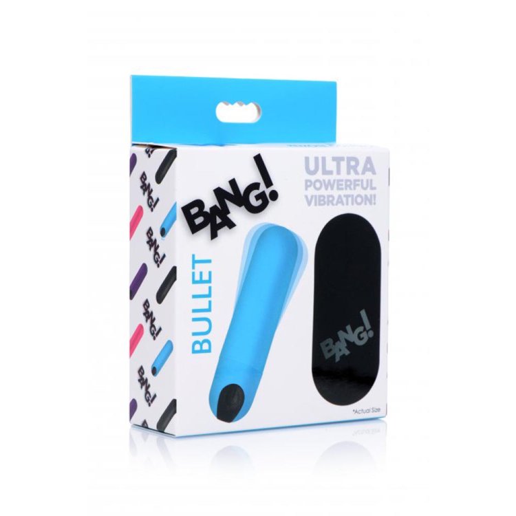 (image for) 21X Vibrating Bullet w/ R/C - Blue