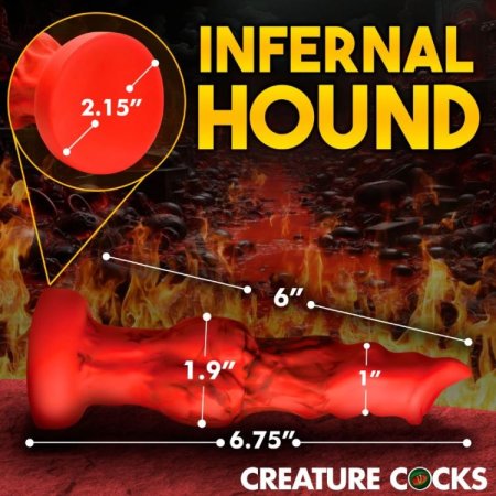 (image for) Fire Hound Silicone Dildo - Small