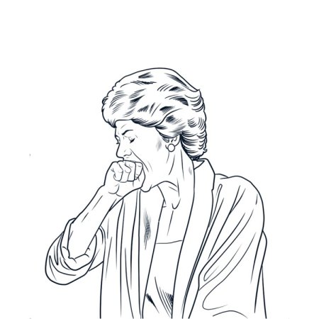 (image for) The Golden GILFs Colouring Book