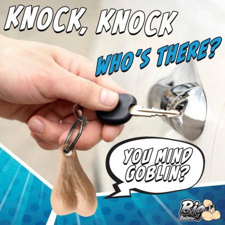 (image for) Big Nuts Keychain - Light