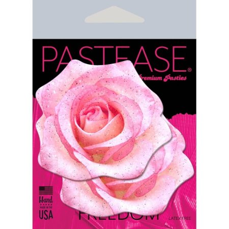 (image for) Glitter Velvet Blooming Rose - Pink