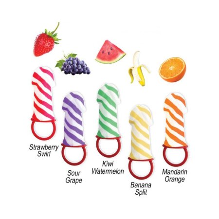 (image for) Candy Stripers Pecker Ring Pops 36pc