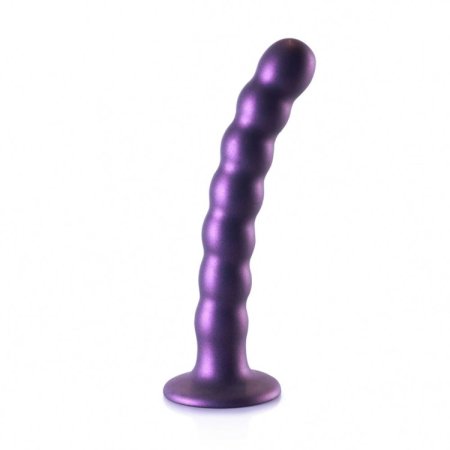 (image for) Ouch! Beaded G-Spot Dildo 6.5'' - Purple