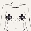 (image for) Black & White Yes Chef Pasties by JennaJean8