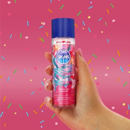 (image for) Skins Birthday Cake Water Based Lubricant 4.4 fl oz