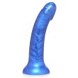 (image for) G-Tastic 7" Metallic Silicone Dildo Blue