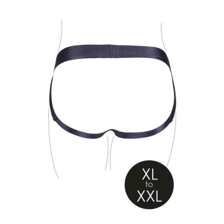 (image for) Vibrating Strap-on Open-Back Panty XL/2X