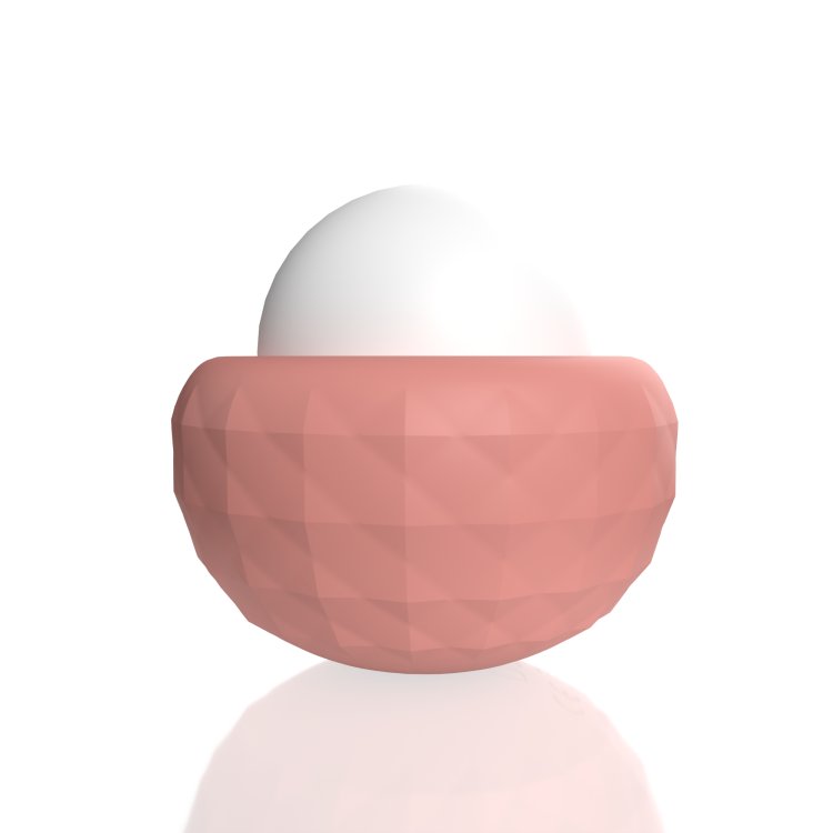 (image for) Screaming O Cuties Dotty Egg Vibrator - Dusty Rose