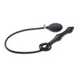 (image for) Devils Rattle Inflatable Silicone Anal Plug with Cock and Ball Ring