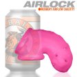 (image for) AIRLOCK, air-lite vented chastity, PINK ICE
