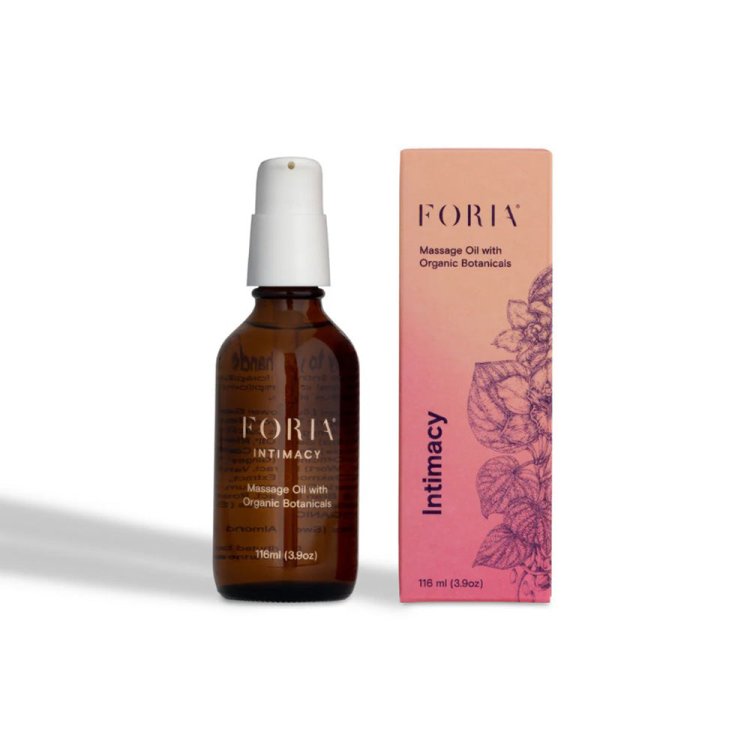 (image for) FORIA Intimacy Massage Oil with Organic Botanicals 116ml / 3.9oz