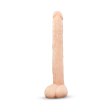 (image for) BONE - 17" DEEP-INSERT DILDO WITH REALISTIC BALLS AND SUCTION CUP