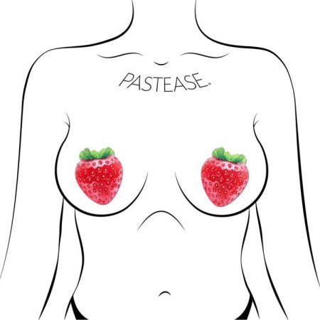(image for) Strawberry: Sparkly Red & Juicy Berry Nipple Pasties
