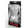 (image for) GOAL LINE Low Rise Jockstrap - WHITE SM