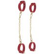 (image for) Temptasia Ardor - Silicone Wrist & Ankle Restraints - Red