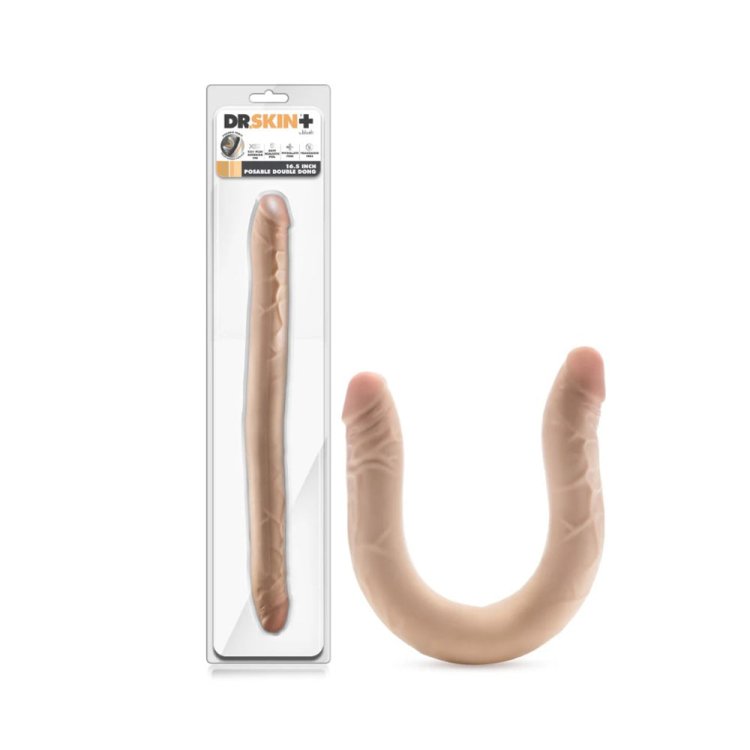(image for) Dr. Skin Plus 16.5” Posable Double Dong