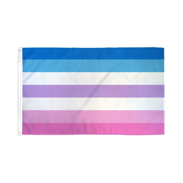 (image for) Bigender Flag 3\'x5\' Polyester