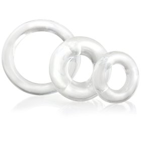 Ring O x3 - Clear