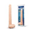 (image for) BONE - 17" DEEP-INSERT DILDO WITH REALISTIC BALLS AND SUCTION CUP