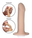 (image for) Squeezable Phallic Dildo - Light