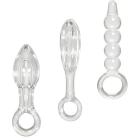 Halos of Pleasure – All Glass Anal Plug Trio