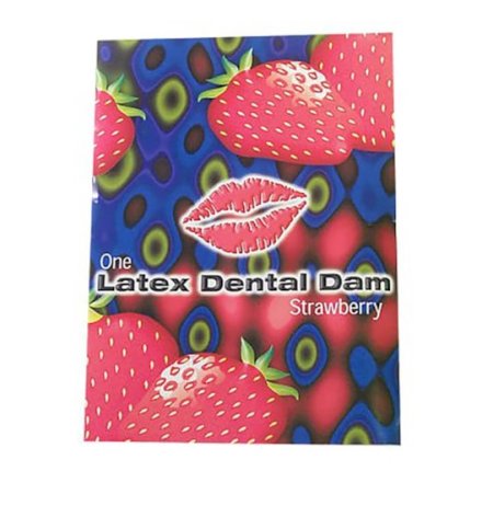 (image for) TRUST Dental Dams - Singles - Strawberry